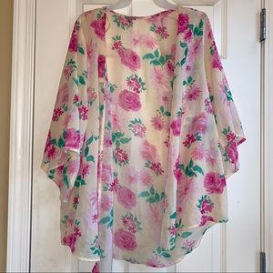Charlotte Russe sheer chiffon cover up